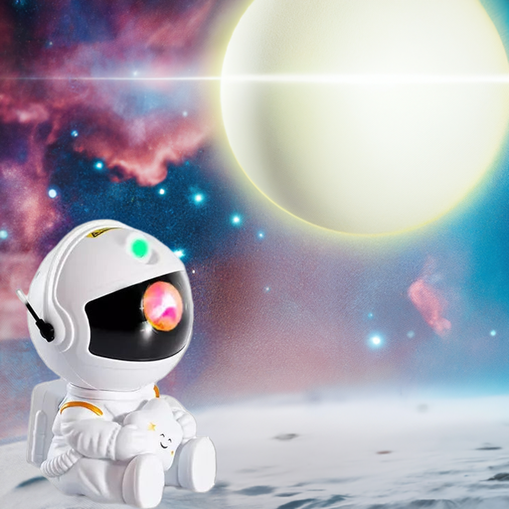 Star Astronaut Projector – LED Galaxy Night Light for a Cosmic Ambience